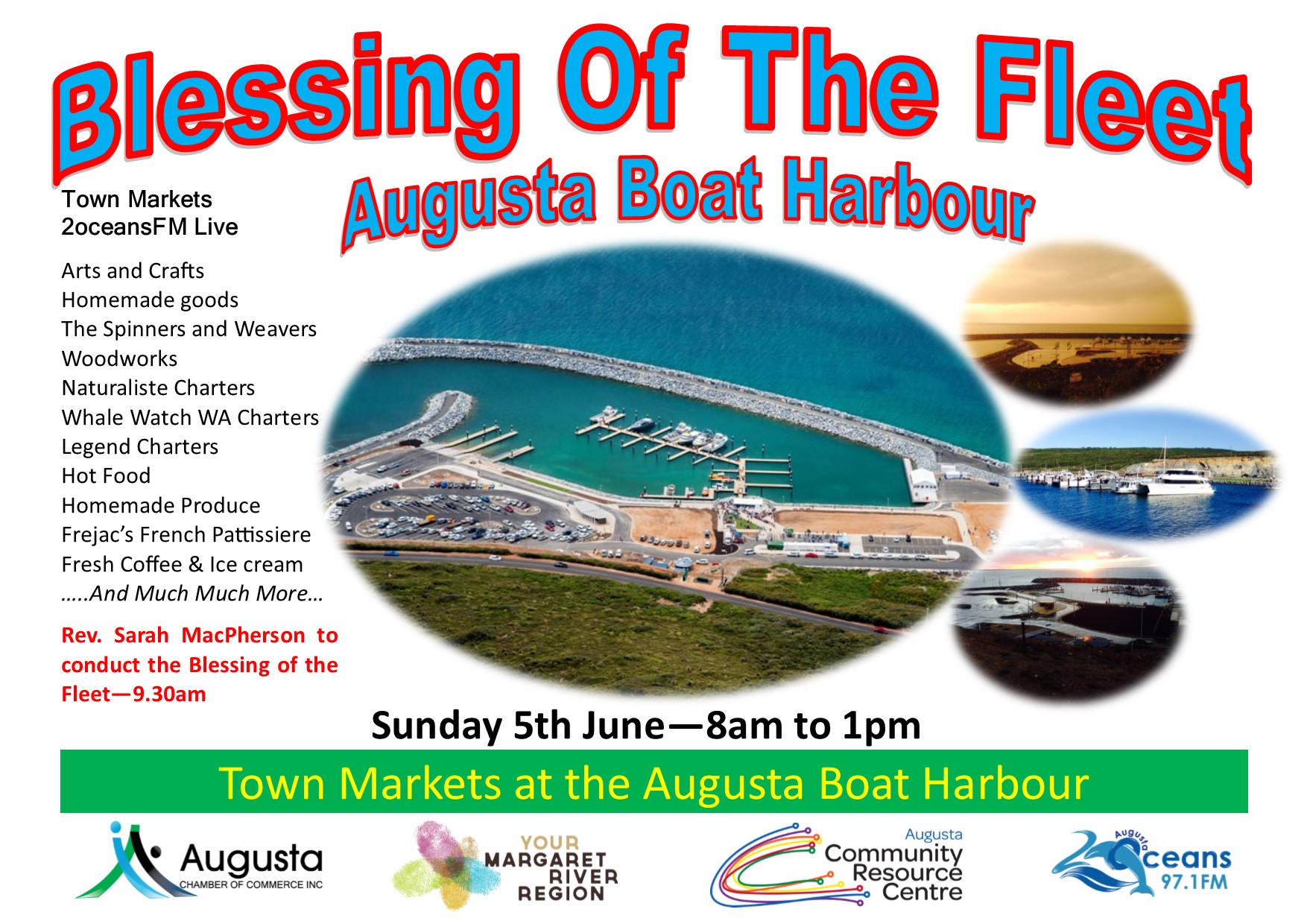 Augusta Harbour Blessing of the Fleet: Sunday, 5th June