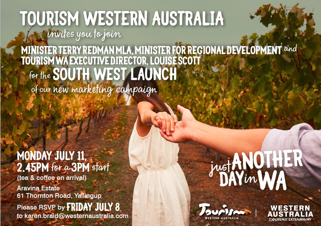 #JustAnotherDayinWA | South West campaign launch
