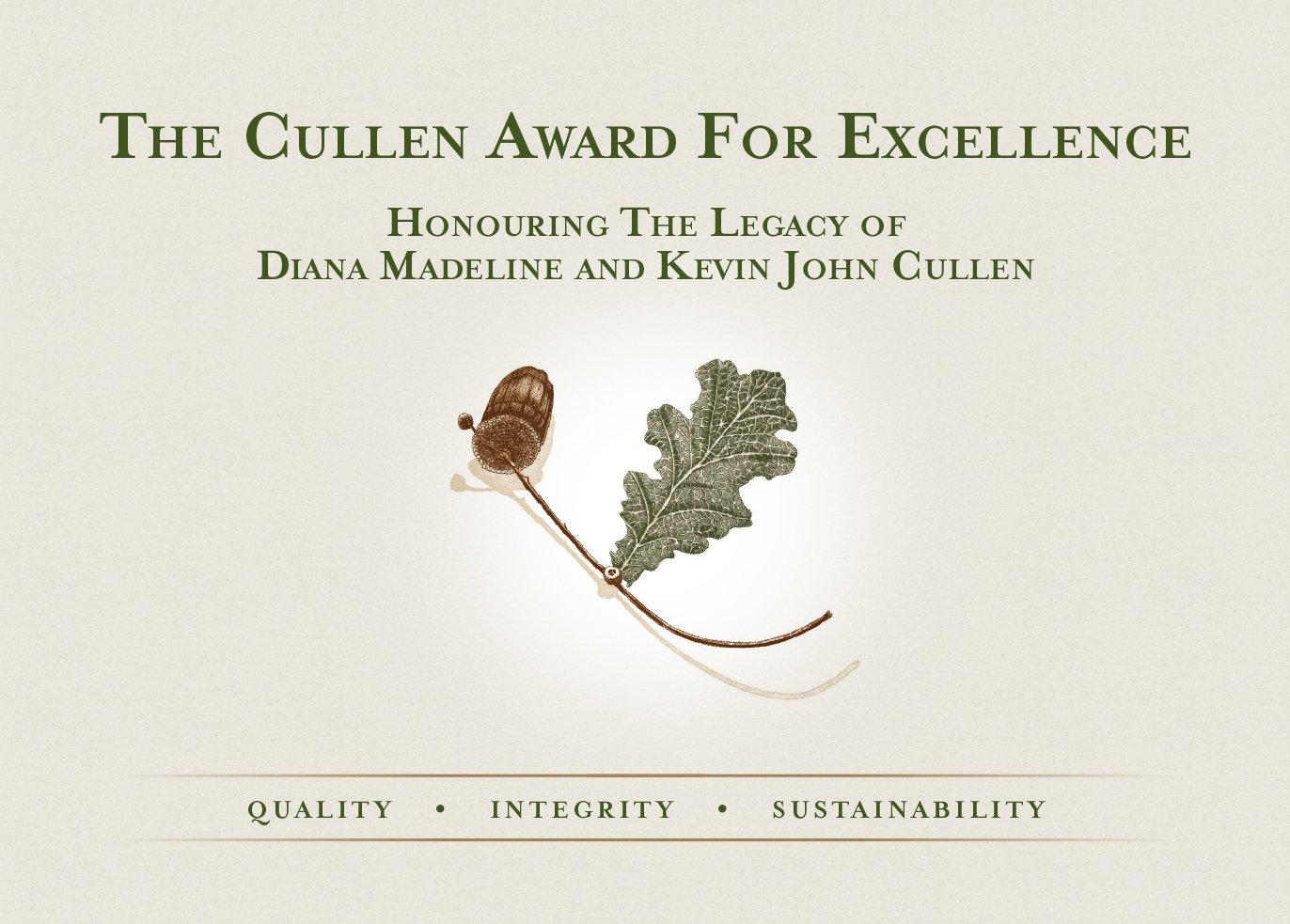 2017 Cullen Award for Excellence